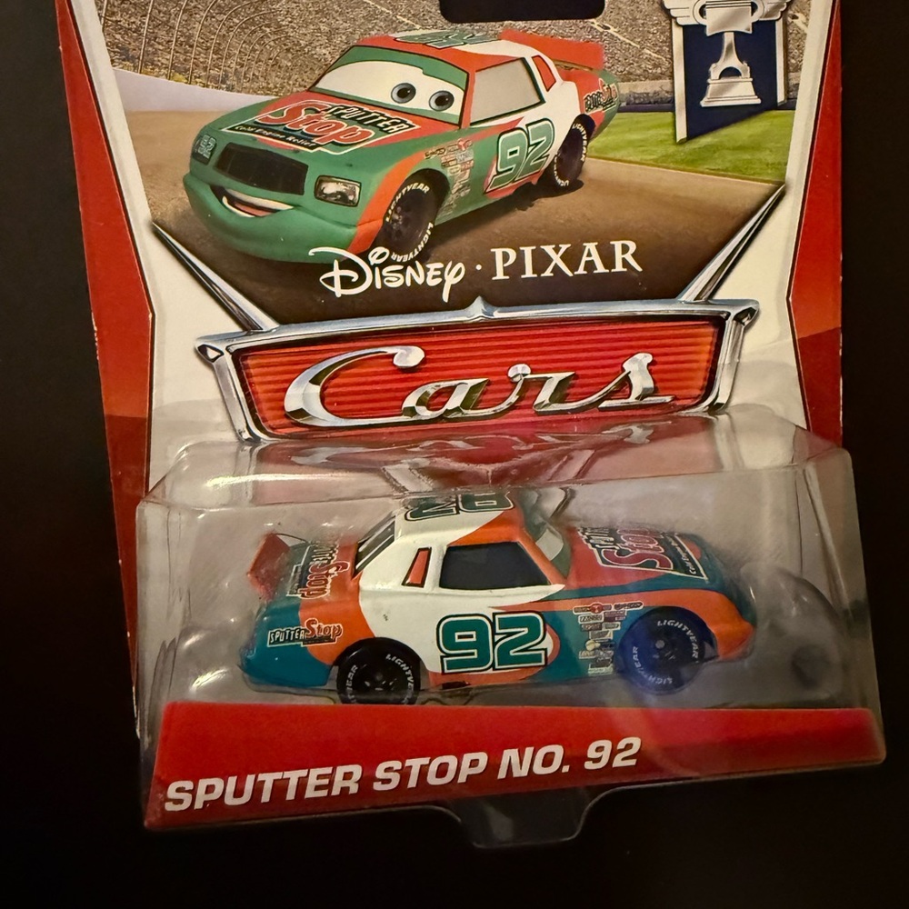 Cars Sputter Stop No. 92 Disney Pixar Cars